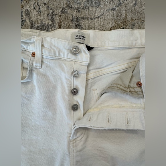 Citizens Of Humanity Cream Denim - Picture 3 of 10